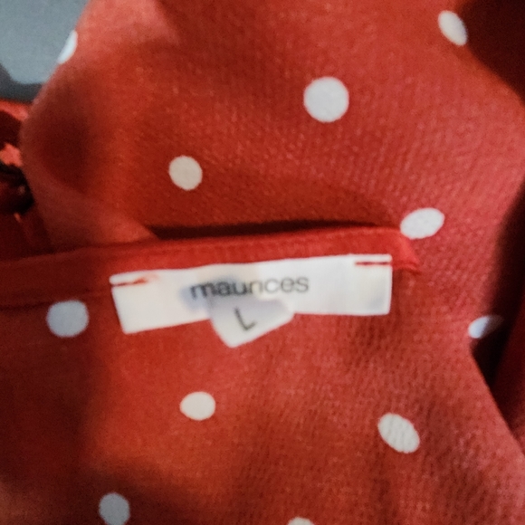 Maurices Red Polka-dot Tank - Picture 6 of 9